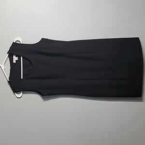 Coldwater Creek dress women's size small S 6 - 8 black sleeveless knee length